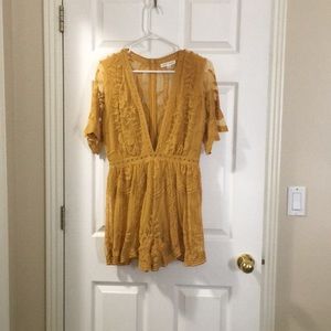 Yellow romper